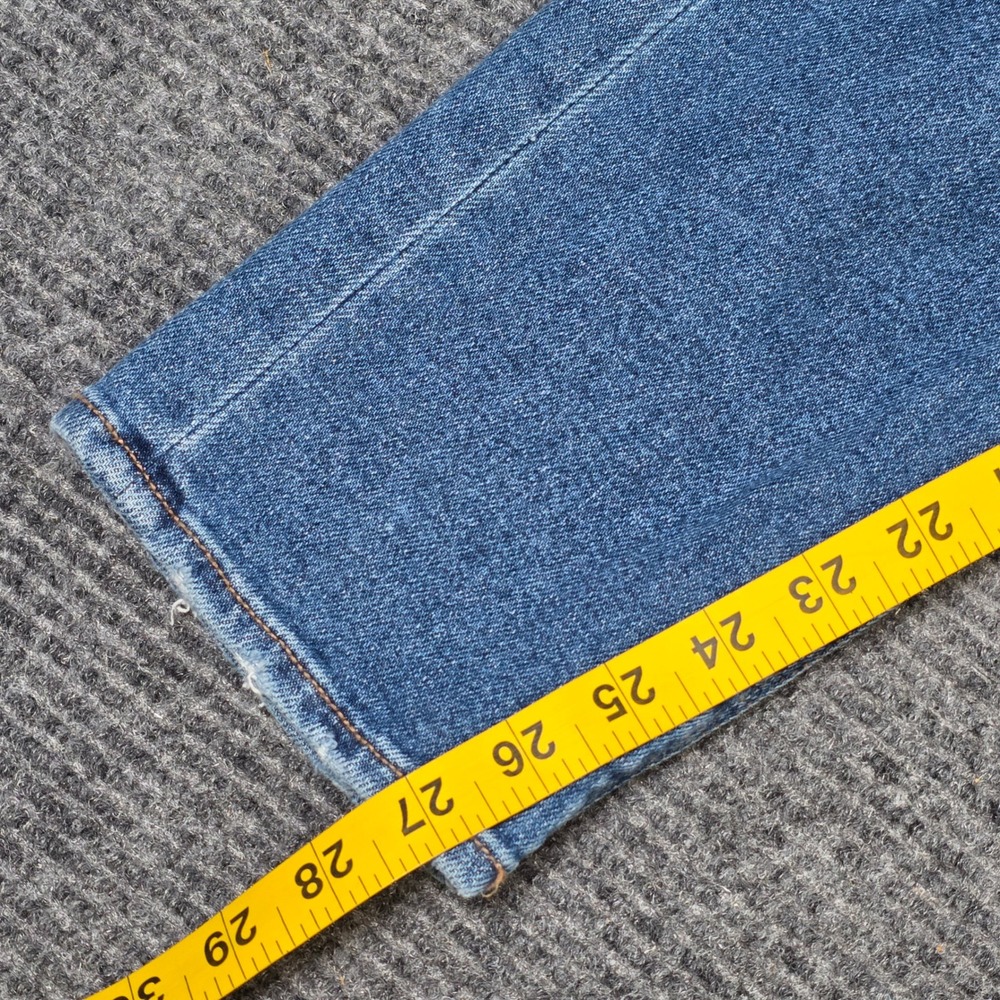 American Eagle Mom Jeans Women's Size 2 Regular Blue Medium Wash Button Fly - Picture 9 of 10